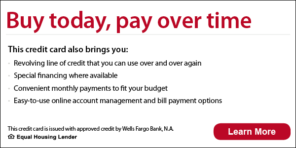 Wells Fargo - buy today, pay over time